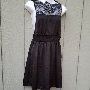 EUC Free People Black Lace Dress Size XS